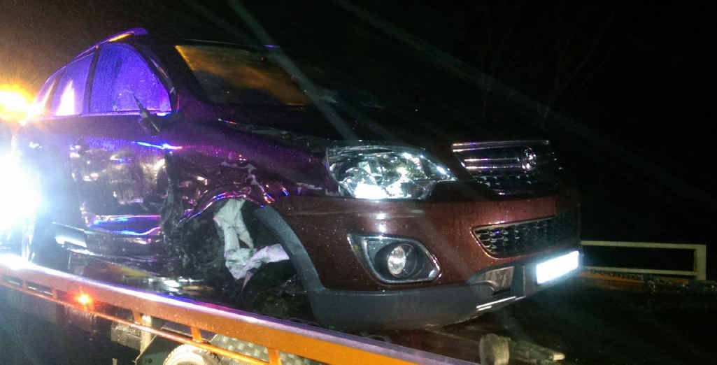 WRITTEN OFF: Sarah Feeney’s car after a crash with a stolen car at Corindi. WRITTEN OFF: Sarah Feeney’s car after a crash with a stolen car at Corindi.